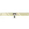Mexen Flat linear drain body 100 cm, Gold - 1515100