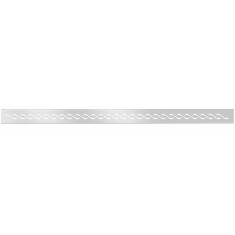 Mexen Flat M18 Grate for Linear Drain 100 cm, Inox - 1023100