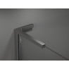 Mexen Kioto+ L Shower Screen with Shelving Walk-in 85 x 200 cm, Transparent, Gun Metal - 800-085-123-95-00