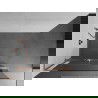 Mexen Kioto+ L Shower Wall with Shelf Walk-in 85 x 200 cm, transparent, brushed copper - 800-085-123-65-00