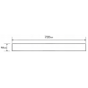 Mexen Flat M13 2-in-1 Masking for 70 cm Linear Drain, Black - 1719070