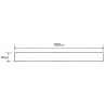 Mexen M13 2-in-1 linear drain grate 90 cm, Black - 1719090