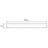 Mexen M01 linear drain cover 80 cm, Black - 1720080