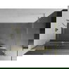Mexen Kioto+ Shower Wall with Walk-in Shelf 130 x 200 cm, Mirror, Brushed Gold - 800-130-121-55-50