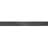 Mexen M12 linear drain cover 50 cm, Black - 1721050