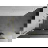 Mexen Kioto+ L Shower Wall with Shelf Walk-in 95 x 200 cm, transparent, gold - 800-095-123-50-00