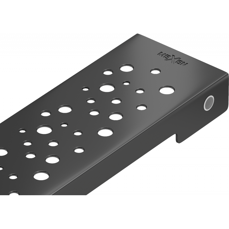 Mexen Flat M12 cover for linear drain 80 cm, black - 1721080
