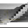 Mexen Kioto+ L shower wall with shelf Walk-in 65 x 200 cm, transparent, gold brushed - 800-065-123-55-00