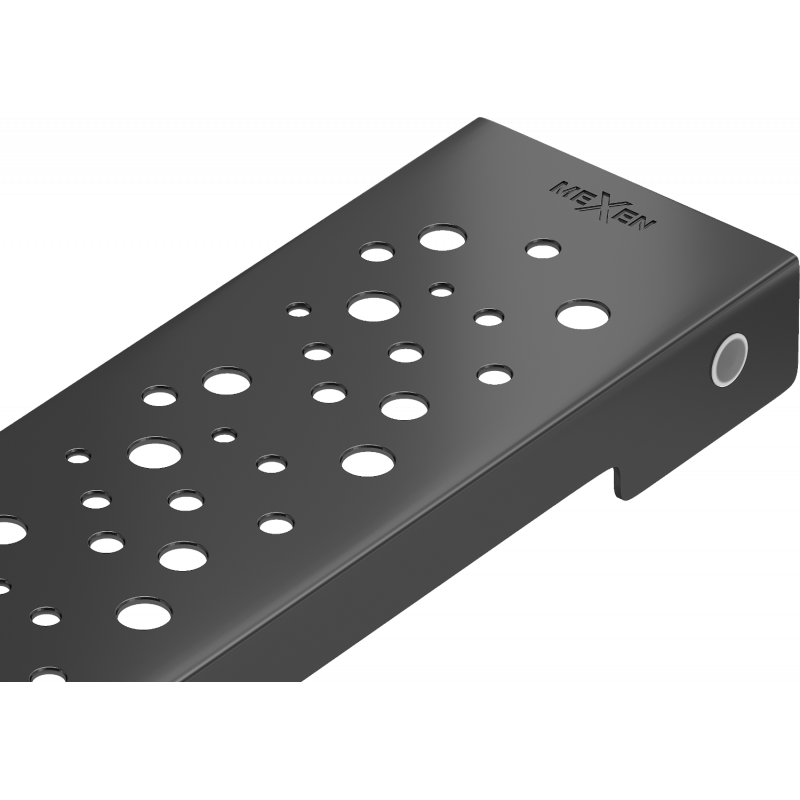Mexen M12 linear drain cover 100 cm, Black - 1721100