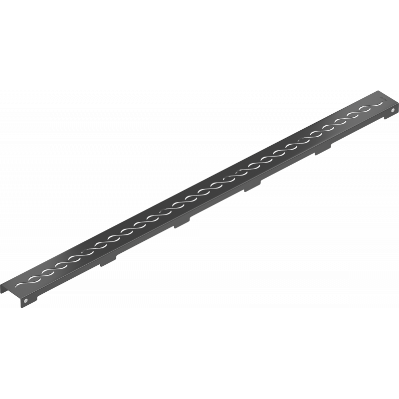 Mexen Flat M18 cover for linear drain 90 cm, black - 1723090