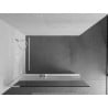 Mexen Kioto+ L Shower Wall with Walk-in Shelf 80 x 200 cm, Transparent/ frosted, White - 800-080-123-20-35