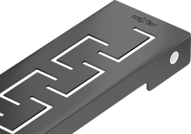 Mexen M15 linear drain cover 80 cm, Black - 1724080
