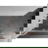 Mexen Kioto+ L Shower Wall with Shelf Walk-in 70 x 200 cm, transparent/frosted, brushed bronze - 800-070-123-65-35