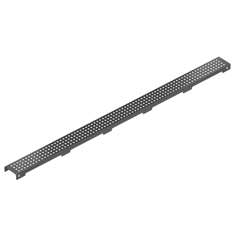 Mexen Flat M08 cover for linear drain 100 cm, black - 1725100