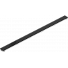 Mexen Flat MGB cover for linear drain 80 cm, black glass - 1026080