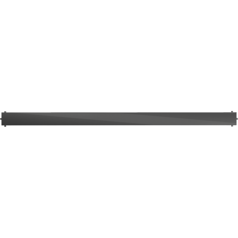 Mexen Flat MGB Trim for Linear Drain 100 cm, Black Glass - 1026100