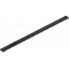 Mexen Flat MGB Trim for Linear Drain 100 cm, Black Glass - 1026100