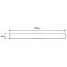 Mexen Flat MGW cover for linear drain 70 cm, white glass - 1027070
