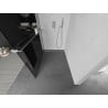 Mexen Kioto+ L Walk-in Shower Screen 120 x 200 cm, Graphite, Chrome - 800-120-123-01-40