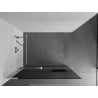Mexen Kioto+ L Walk-in Shower Screen 120 x 200 cm, Graphite, Chrome - 800-120-123-01-40