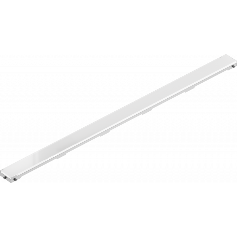 Mexen Flat MGW Mask for Linear Drain 90 cm, White Glass - 1027090