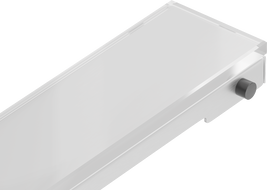 Mexen Flat MGW Mask for Linear Drain 90 cm, White Glass - 1027090