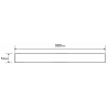 Mexen Flat MGW cover for linear drain 90 cm, white glass - 1027090
