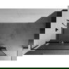 Mexen Kioto+ L Shower Wall with Walk-in Shelf 80 x 200 cm, Black Pattern, Black - 800-080-123-70-70