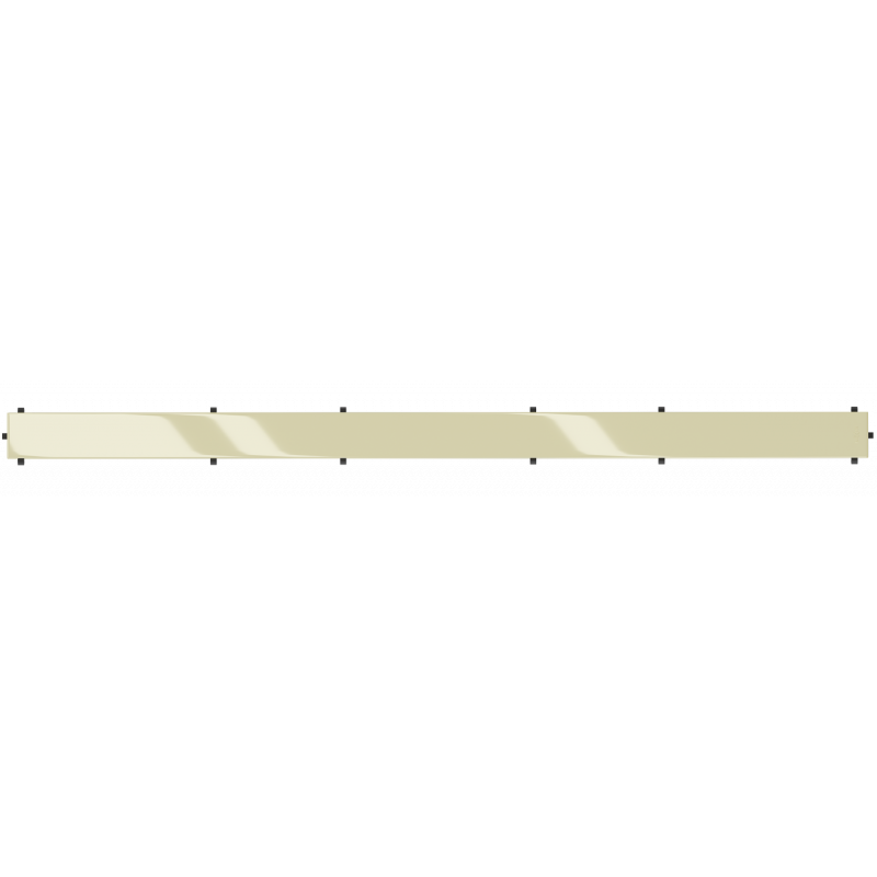 Mexen Flat M13 2-in-1 Cover for 100 cm Linear Drain, Gold - 1519100