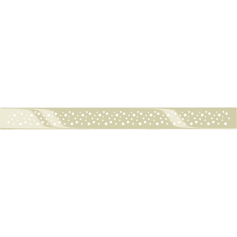 Mexen Flat M12 Linear Drain Cover 60 cm, Gold - 1521060
