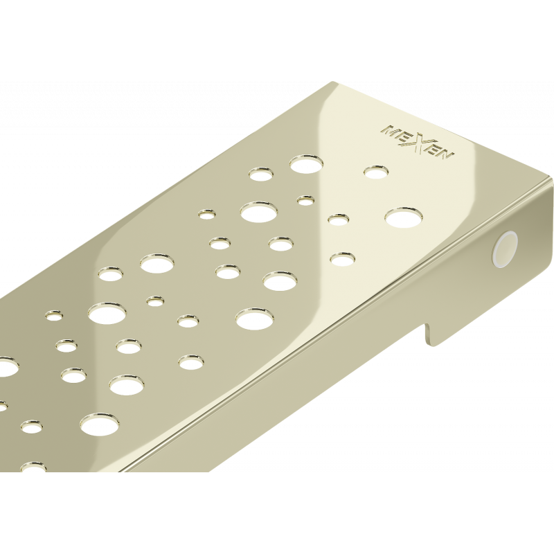 Mexen Flat M12 trim for linear drain 80 cm, gold - 1521080