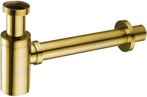 Mexen round basin semi-siphon, gold - 79950-50