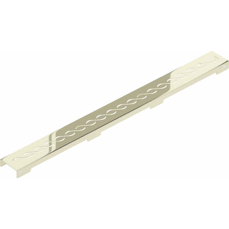 Mexen Flat M18 mask for linear drain 60 cm, gold - 1523060