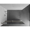 Mexen Kioto+ L Shower Panel with Walk-in Shelf 70 x 200 cm, Mirror, Brushed Nickel - 800-070-123-97-50