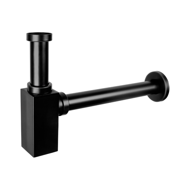 Mexen square sink bottle trap, antique black - 79960-79