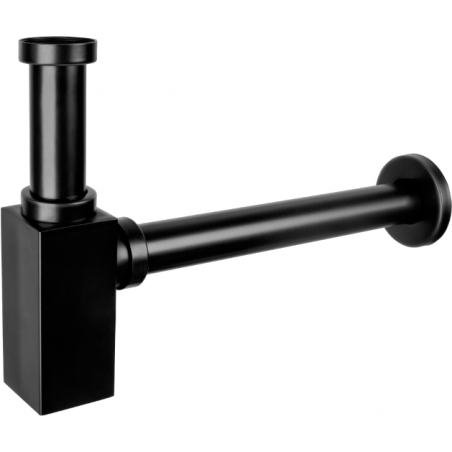 Mexen half-siphon square washbasin, antique black - 79960-79