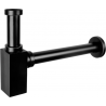Mexen semi-basin waste trap square, antique black - 79960-79