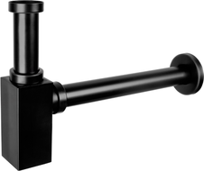 Mexen half-siphon square washbasin, antique black - 79960-79