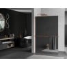 Mexen Kioto+ L Walk-in Shower Panel with Shelf 100 x 200 cm, Mirror, Rose Gold - 800-100-123-60-50
