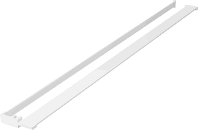 Mexen shelf for shower wall with towel rail, white - 800-02-20