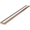 Mexen Kioto+ shower wall shelf with towel rail, brushed copper - 800-02-65