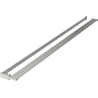 Mexen Kioto+ shelf for a shower partition with a towel rail, brushed nickel - 800-02-97
