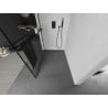 Mexen Kioto+ L Shower Wall with Shelf Walk-in 120 x 200 cm, black pattern, black - 800-120-123-70-78