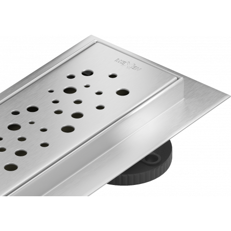Mexen Flat M12 Linear Drain 60 cm, Inox - 1021060-15