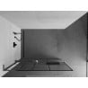 Mexen Kioto+ L Walk-in Shower Wall with Shelf 100 x 200 cm, Black Pattern, Gun Metal - 800-100-123-95-78