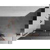 Mexen Kioto+ L Walk-in Shower Wall with Shelf 80 x 200 cm, Black Pattern, Rose Gold - 800-080-123-60-78
