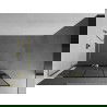 Mexen Kioto+ L Walk-in Shower Wall with Shelf 90 x 200 cm, Black Pattern, Gold - 800-090-123-50-78