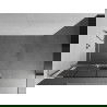 Mexen Kioto+ L Walk-in Shower Wall with Shelf 110 x 200 cm, Black Pattern, Brushed Nickel - 800-110-123-97-77