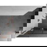 Mexen Kioto+ L Shower Wall with Shelf Walk-in 120 x 200 cm, Black Pattern, Rose Gold - 800-120-123-60-77