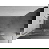 Mexen Kioto+ L Shower Screen with Shelf Walk-in 70 x 200 cm, White Pattern, Brushed Nickel - 800-070-123-97-97